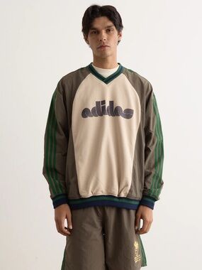 ADIDAS X Brain Dead Color Block Sweatshirt | Size L